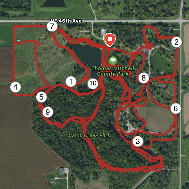 Thomas Mitchell DeVotie and Pond Trail, Iowa - 502 Reviews, Map